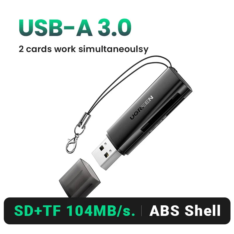 UGREEN Card Reader USBA and USB C to SD MicroSD